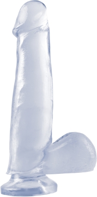 Basix dong clear 19 cm - FÖR KVINNAN