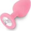 Dolce Piccante: Jewellery Plug, Silicone Diamond, rosa