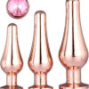 Dream Toys: Gleaming Love, Pleasure Plug Set, roséguld