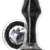 NSNovelties: Stardust Glam, Premium Glass Plug, svart