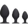 Ouch!: Swirled Butt Plug Set