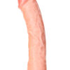 RealRock: Curved Realistic Dildo, 20.5 cm, ljus