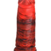 Creature Cocks: Fire Dragon, Red Scaly Silicone Dildo
